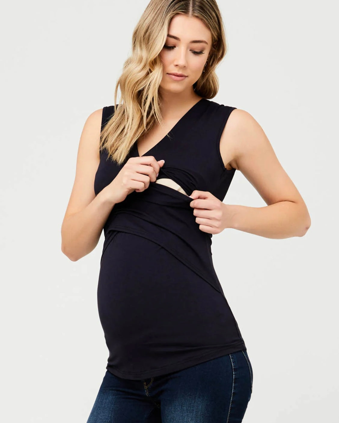 Ripe Maternity 'Embrace' Nursing Tank - New Navy