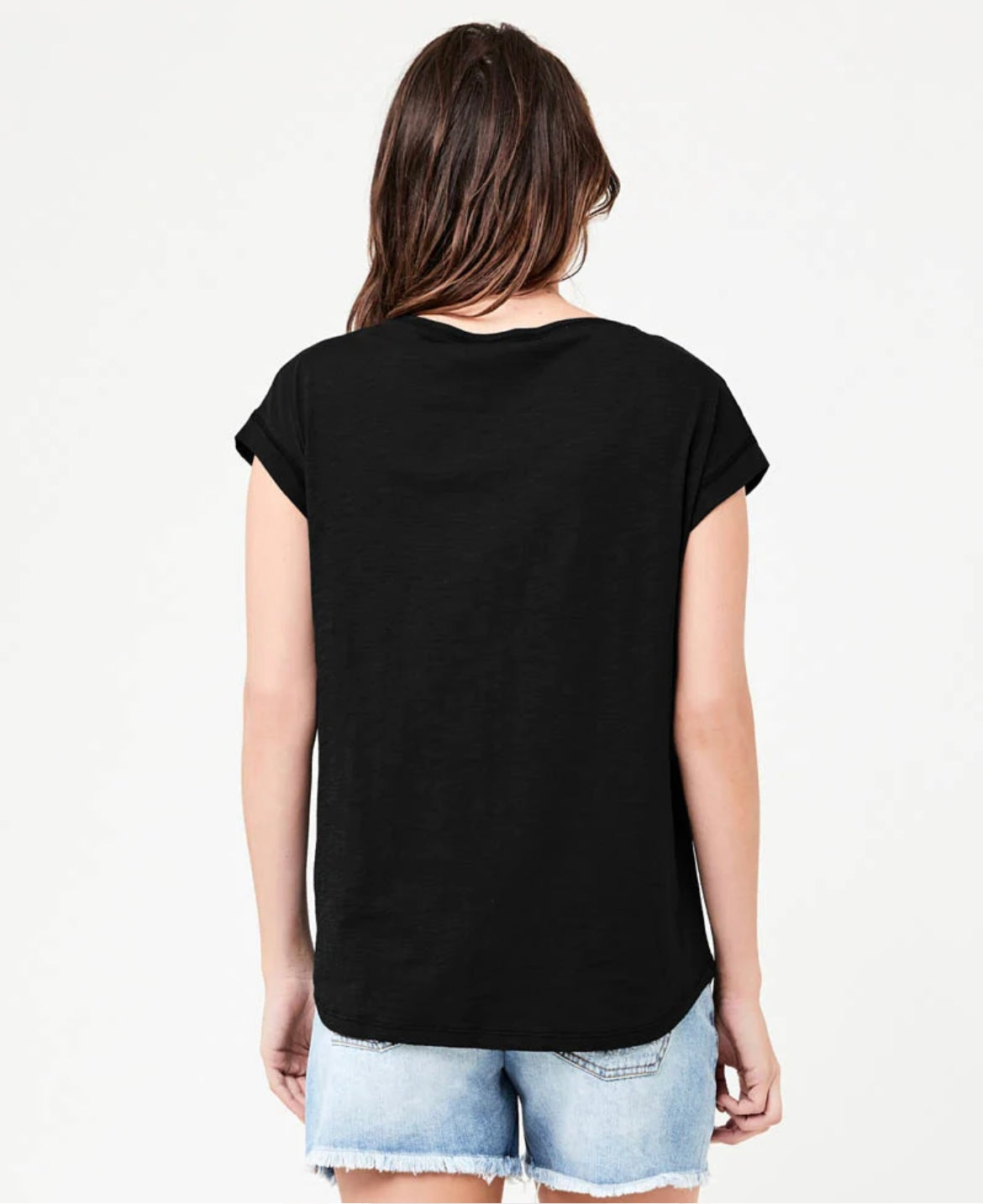 Ripe Maternity 'Richie' Nursing Tee - Black