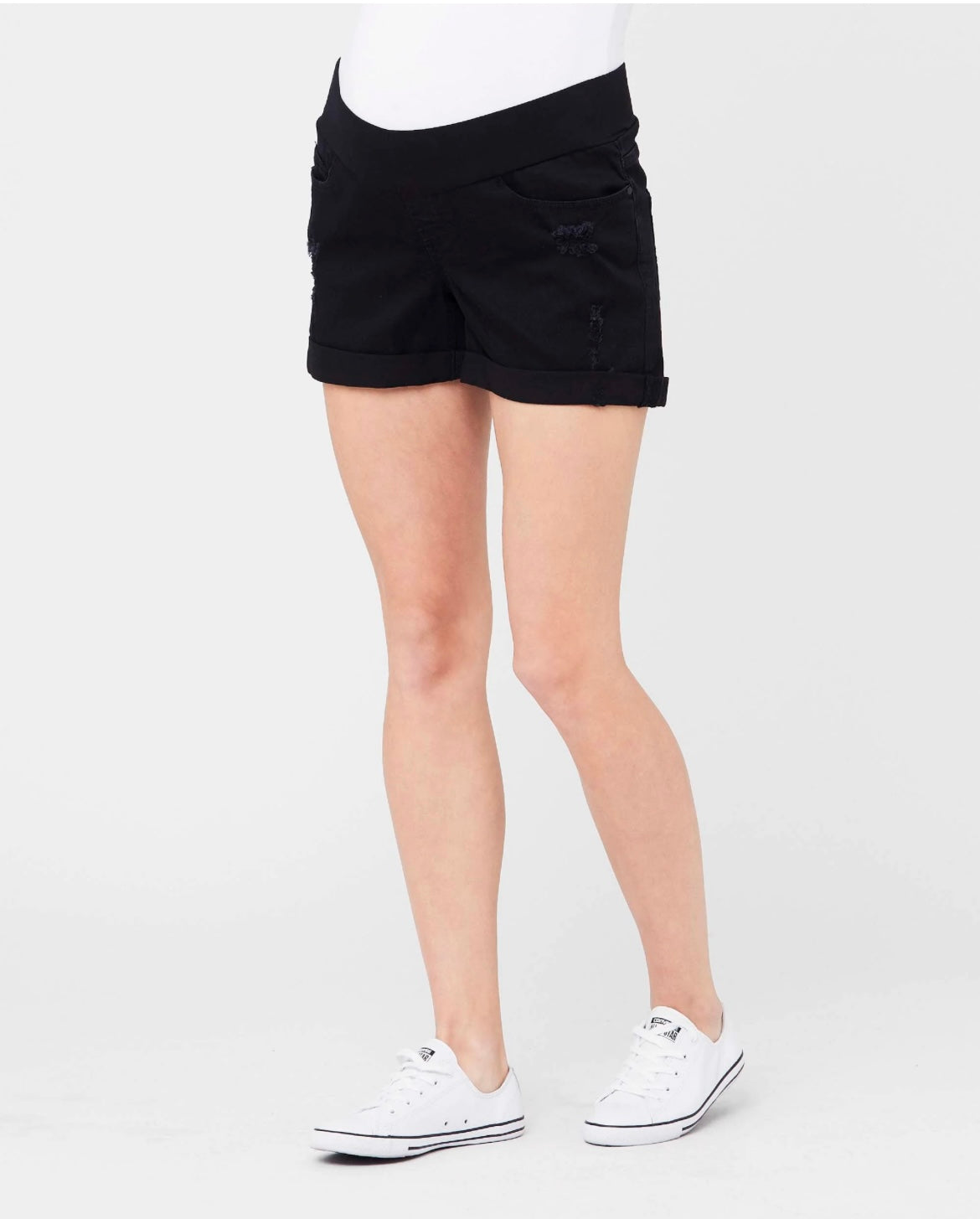 'Baxter' Boyfriend Shorts - Black